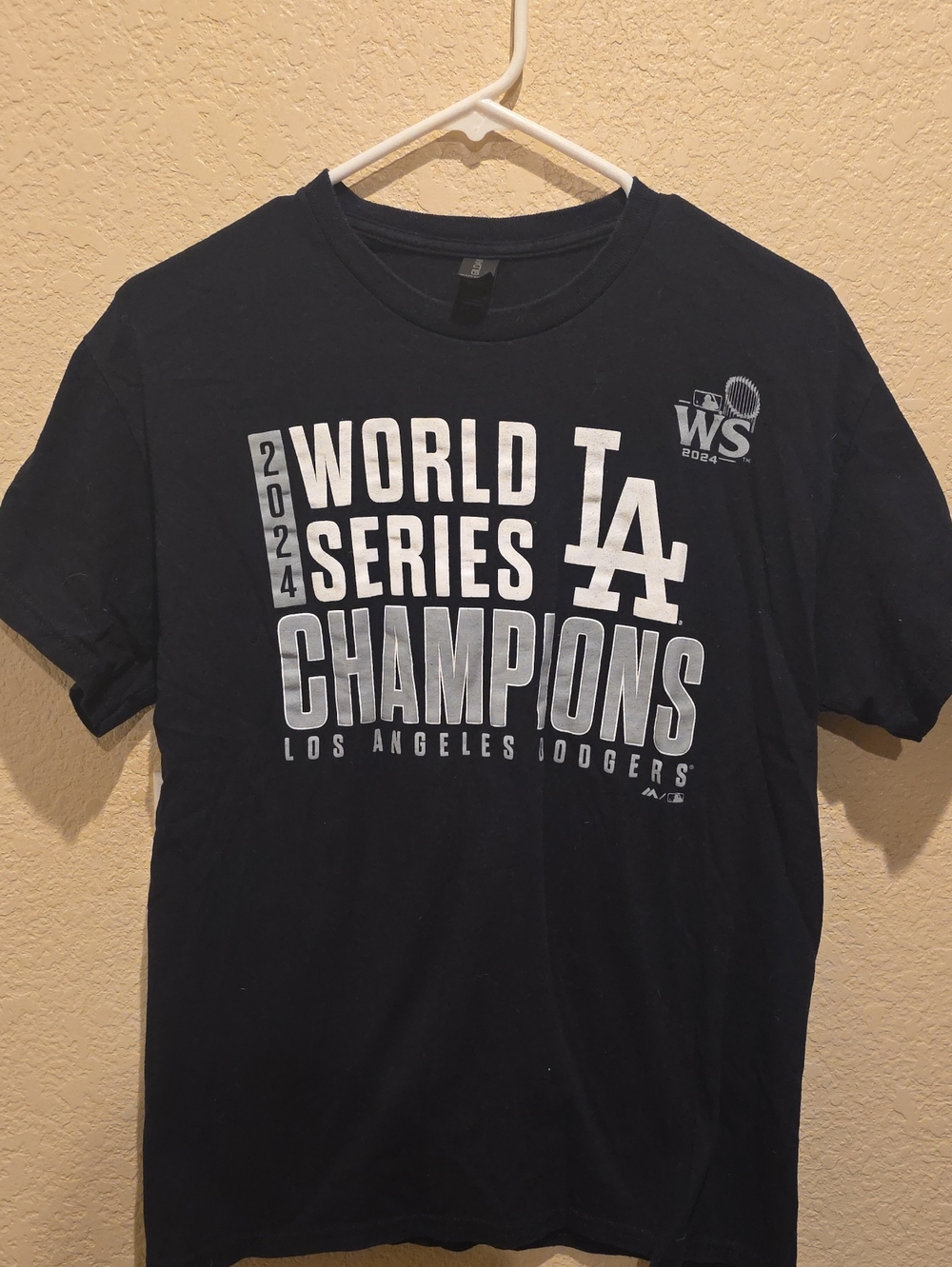 Gildan Navy T-Shirt with White Print